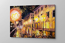 Obraz Maľovaná ulička pod hradom